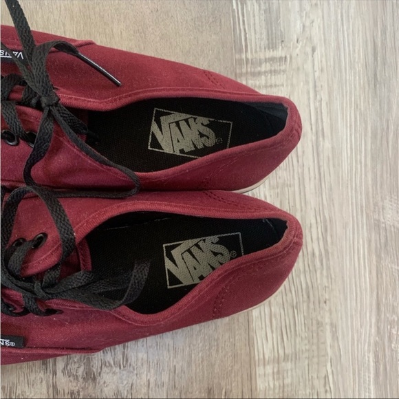 Maroon Skater Vans - Picture 5 of 11
